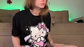 wanna see her squat then finger that tight teen pussy?