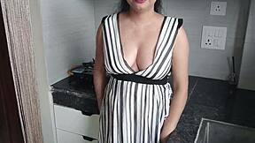 sexy indian stepsis fucked hard by stepbro in kitchen