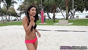 Does this petite latina teen crave your hot facial cumshot load?