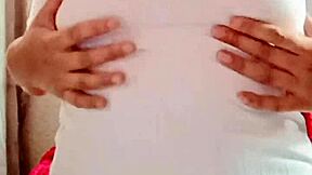 your latina girlfriend in blonde dress calls begging sex with her small perky tits pov