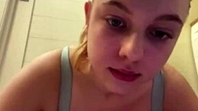 bbw teen 18 gags deep on huge cock using big dildo helper