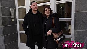 Chubby Mommy Begs to Bang Young Dancing Partner Rough