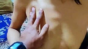 delivery guy showed up and i couldn't resist fucking him raw before hubby got home creampie on face