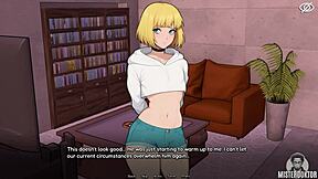 Femboy in bunker teases with wet shaved cock and small tits