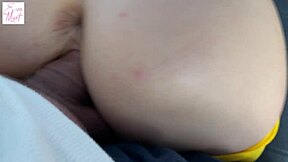 watching mom's fit best friend yoga wet pussy then huge cock doggystyle pounding