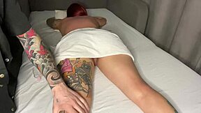 latina teen squirts wildly during public massage parlor fuck bent over