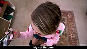 Stepsis Films Sloppy Self Suck On Stepbro's Throbbing Cock!