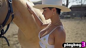 Wow! Mia Valentine's Curvy Ass And Tits Burst Free!