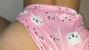 sad teen stepsis in pajamas gets homemade fuck after breakup