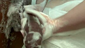 Stepsis tight ass can't take stepdad's 12-inch monster shower fuck