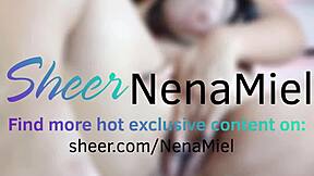 i'm touching my curvy latina ass while slipping off thong for feet view