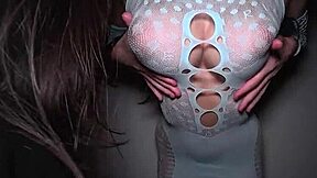 wife dresses slutty for lover... wonder if hubby suspects her dripping secret?