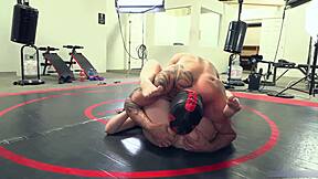 AUBREE VS BT Sexual Supremacy Wrestling Match Extended Bareback Cumshots Domination!