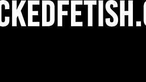 Nurse helen star bends over for patient in hospital room play