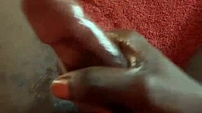 college teen jerks huge bbc in bedroom till massive cumshot