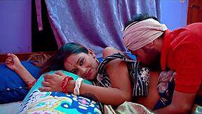 juicy indian housewife's bedroom romance turns into deep creampie bliss