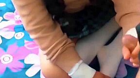 hayy, why you say those things prof? makes me so shy... never done it but this real homemade mexican teen lets you creampie her big ass outdoors