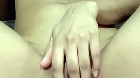 horny petite teen hottie fingers tight pussy solo softcore